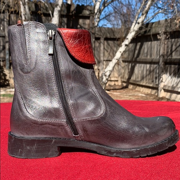 Jafa 2122 Graphite Contrast Ankle Boots Size 37 - Picture 3 of 10